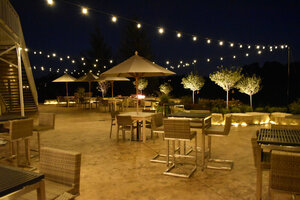 Commercial patio lighting